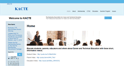 Desktop Screenshot of kacteonline.org