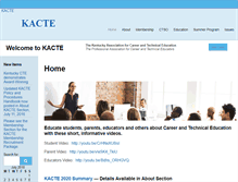 Tablet Screenshot of kacteonline.org